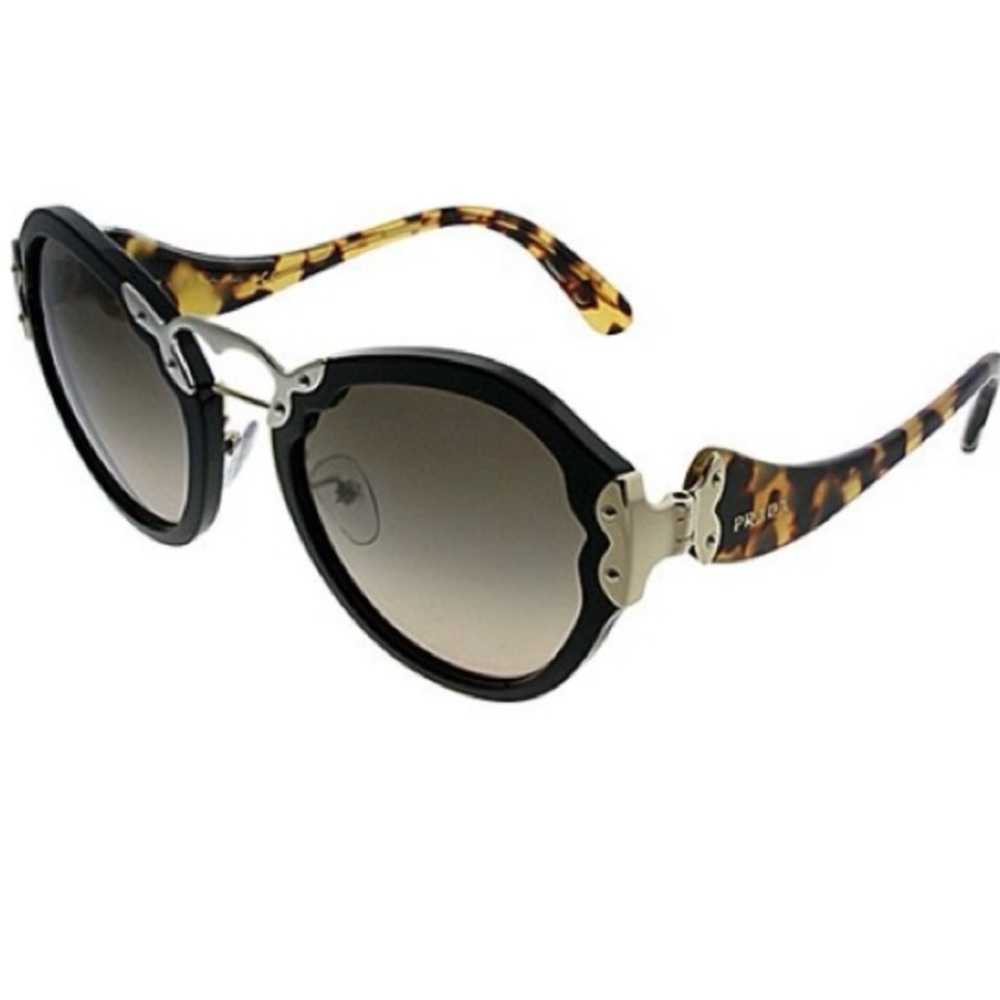 BNWT Prada Brown and Black Sunglasses with Classic and Contemporary Design